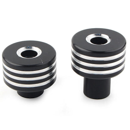 Handle Bar End Plug for Honda Rebel 500 CMX500 300 CMX300 (2017-2019) Black/Silver