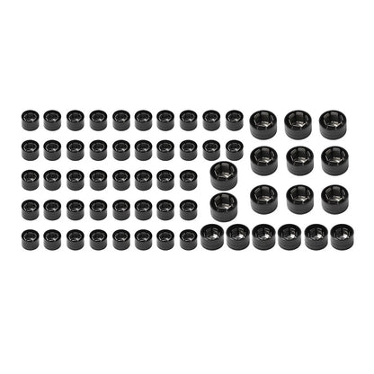 Engine Bolt Caps Cover Kit  Black for Harley Twin Cam Road Glide (1999-2006)