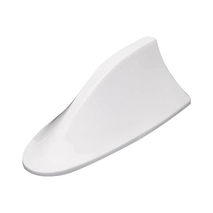Universal White Shark Fin Car Roof Antenna Cover for FM/AM Signal Radio