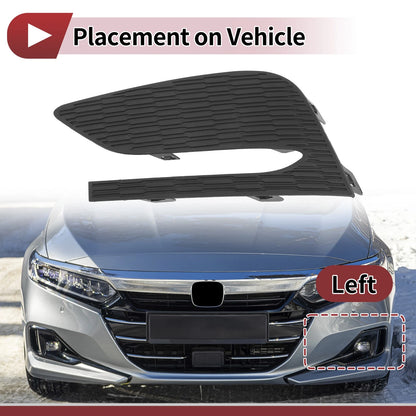 1 Pc Car Front Left Fog Light Grill for Chevy Cruze (2016-2018)