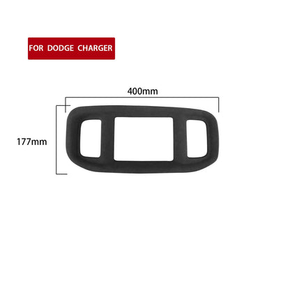 1x Black Navigation Panel Cover for Dodge Charger (2015-2023)