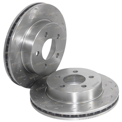 Drilled Slotted Front Disc Brake Rotors for Falcon Fairlane AU2 AU3