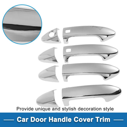 Door Handle Cover Trim for Ford Fiesta (2009-2012) Silver Tone