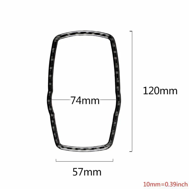 Carbon Fiber Multimedia Switch Cover Trim for BMW F30 F35 (2012-2018)