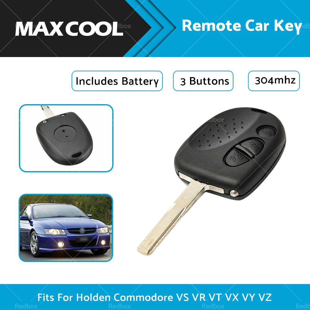 Complete Remote Car Key 304MHz 3 Buttons for Holden Commodore VS-VZ