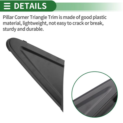 Front Right Side Door Pillar Window Trim for Honda Civic (2012-2015)