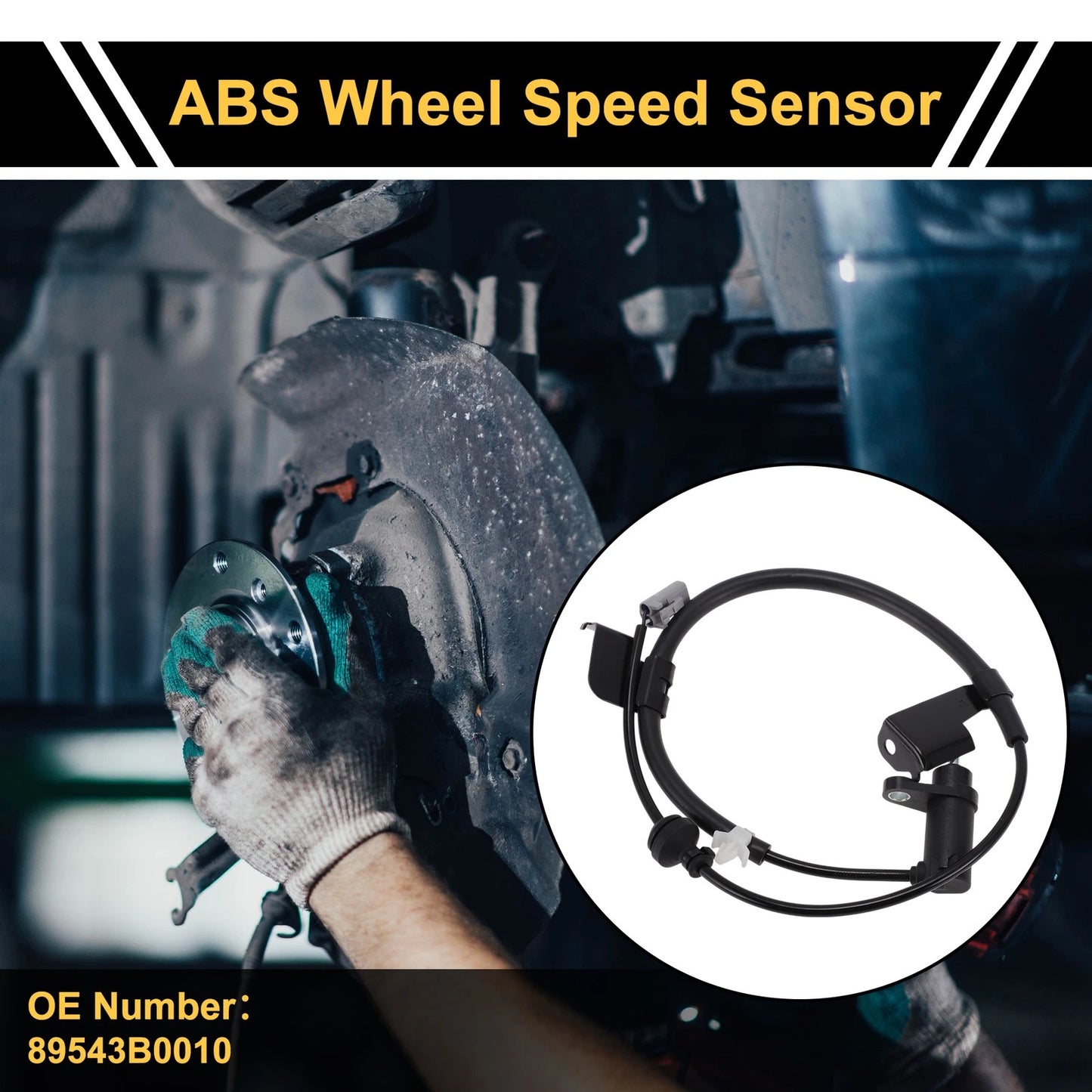 ABS Wheel Speed Sensor 1x Left Front for Toyota Venza