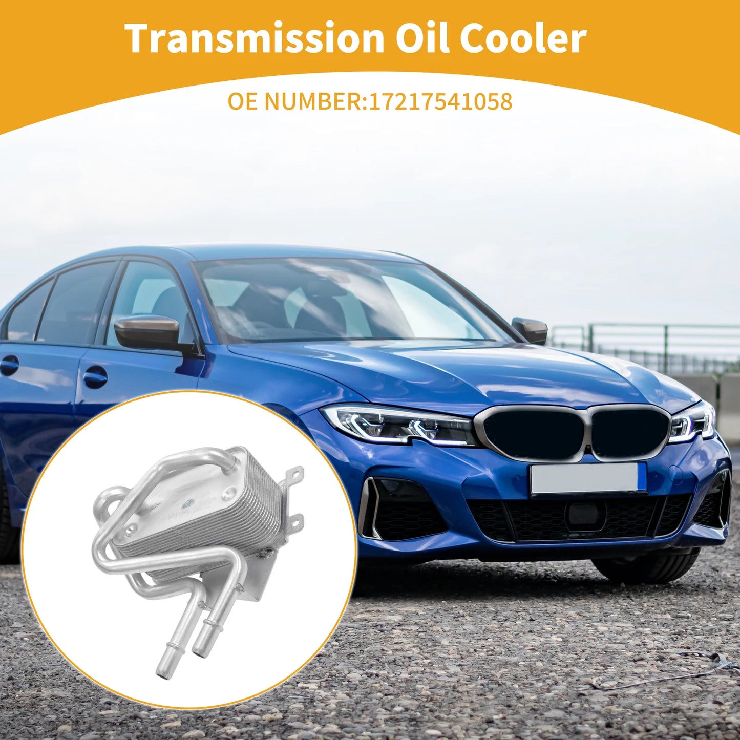 Engine Oil Cooler for BMW 7 Series (2003-2008) - 1 x Trans Cooler
