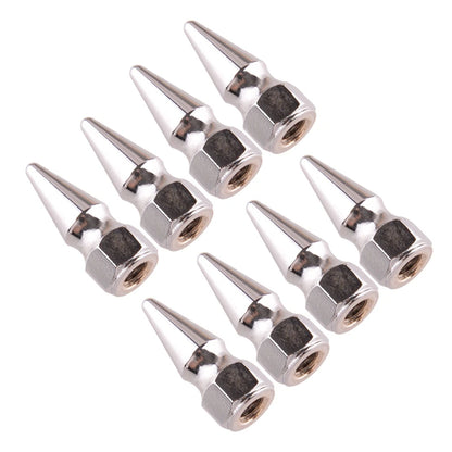 8x Chrome Spike Valve Cover Nuts M6x1.0 for Honda Civic, Acura Integra, RSX