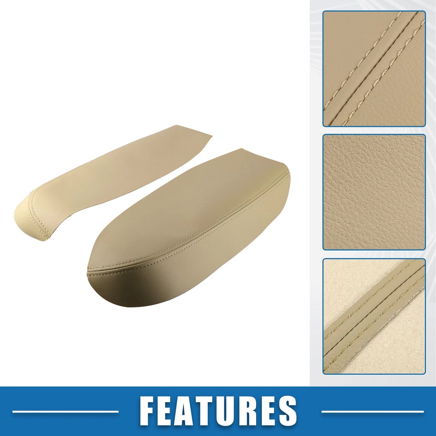 Front Door Panel Armrest Cover for Acura RDX (2007 - 2012) Beige