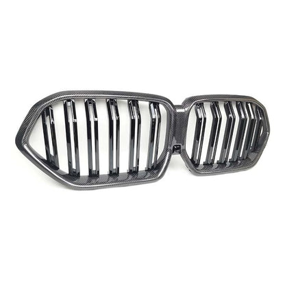 Real Carbon Fiber Front Bumper Grille for BMW X6 G06 2020-2024