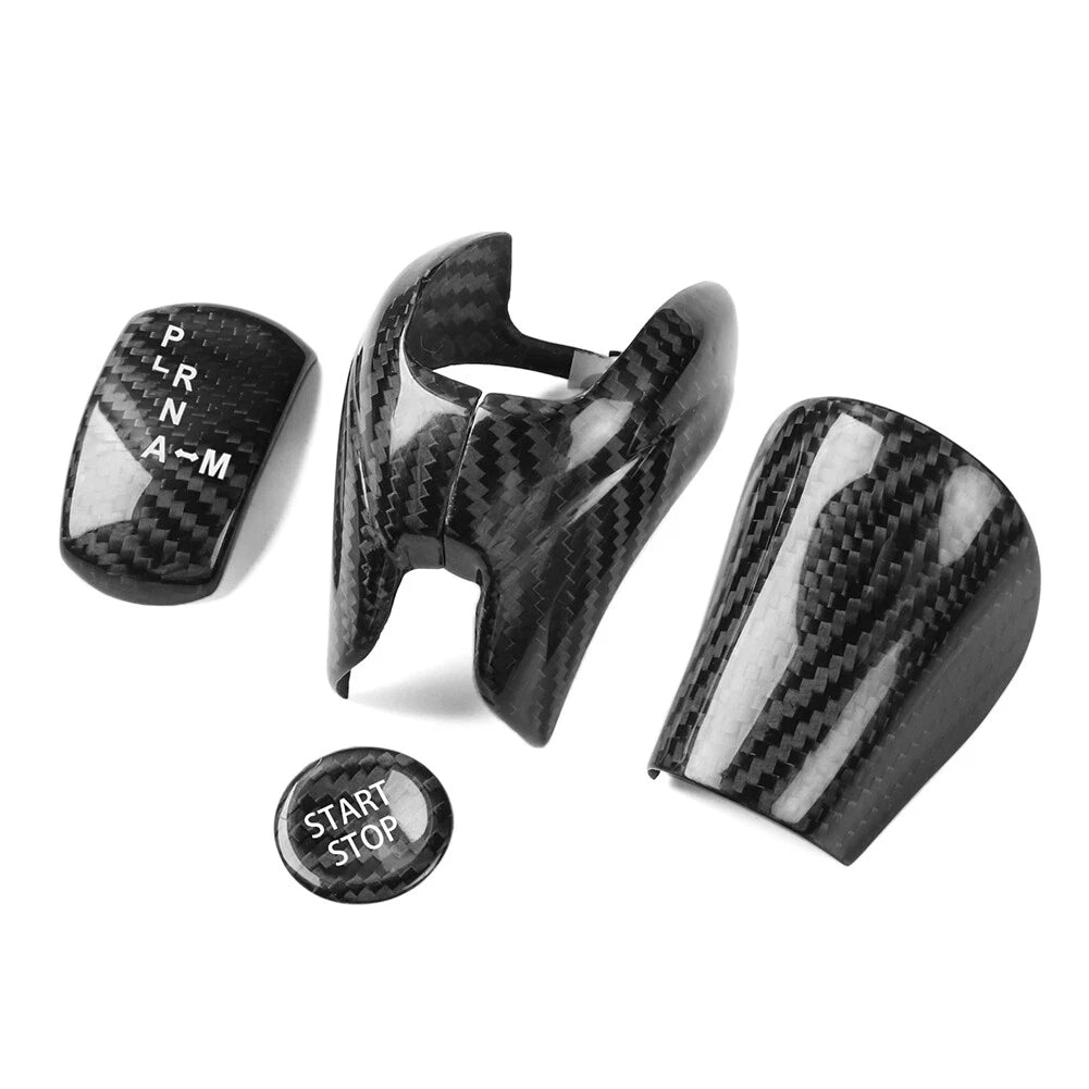 Gear Shift Knob & Start Stop Button Cover Trim for Nissan GTR R35 (2008-2016)