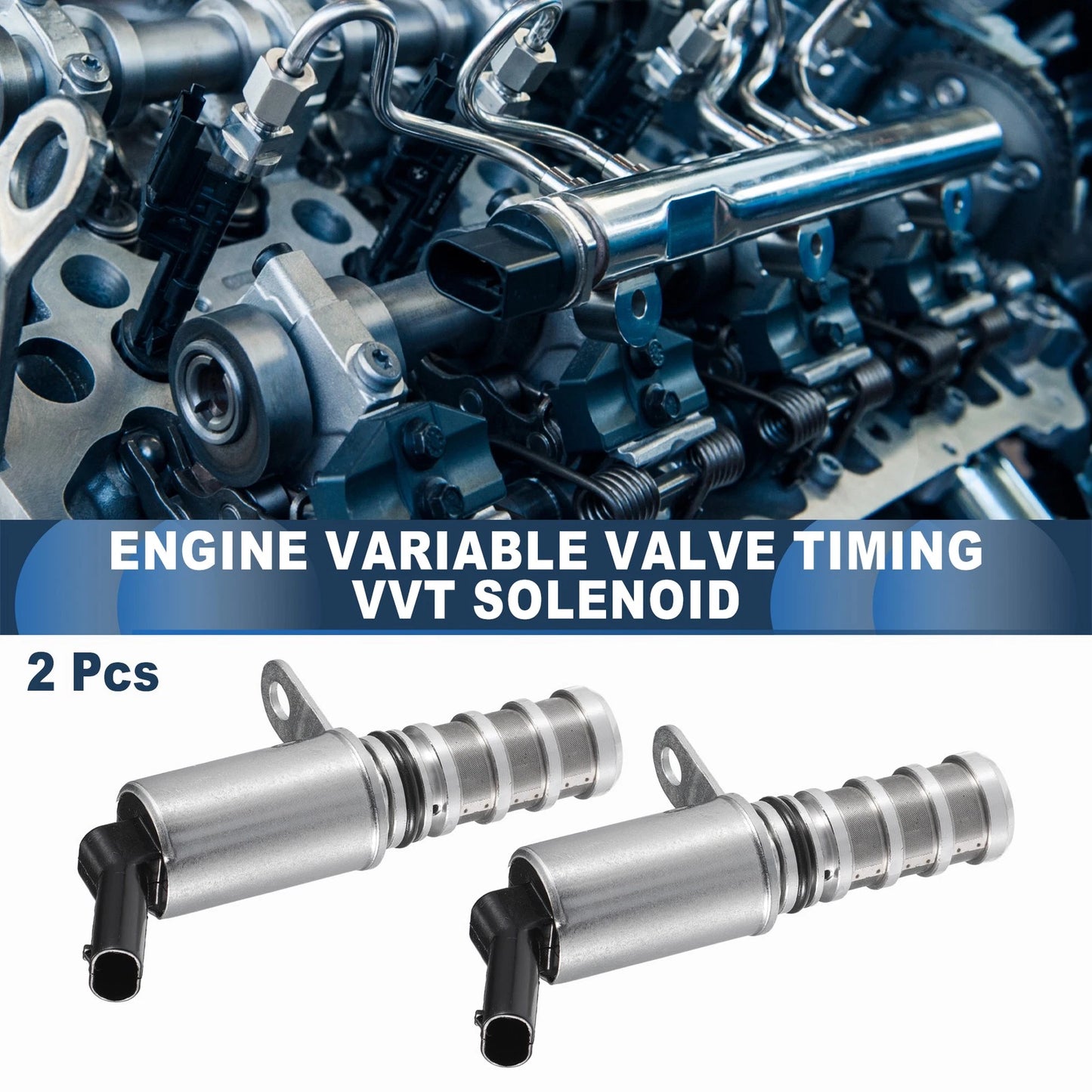 2 x Variable Valve Timing VVT Solenoid for Chevrolet Malibu (2016–2022)