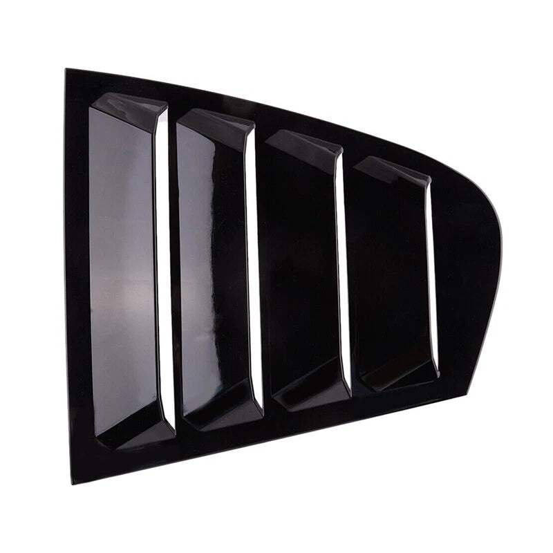 2 x Glossy Black Side Window Louvers for BMW 3 Series (2012-2019)