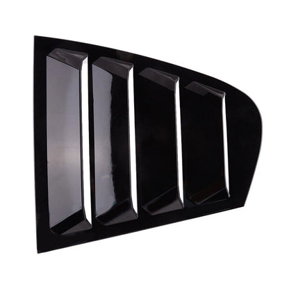 2 x Glossy Black Side Window Louvers for BMW 3 Series (2012-2019)