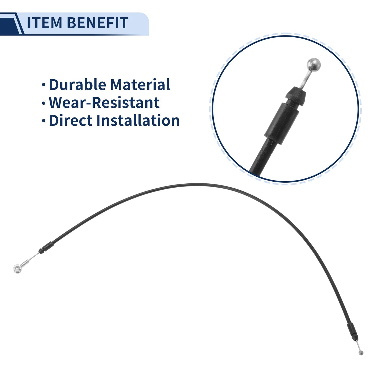 Hood Latch Release Cable for KIA RIO RIO 5 (2006-2011)