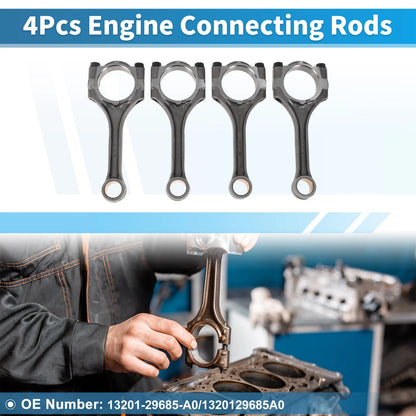 4 x Engine Connecting Rod for Toyota Camry (2003–2009)