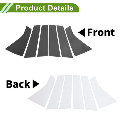 6 x Pillar Window Trim for Chevy Blazer (2019-2022)