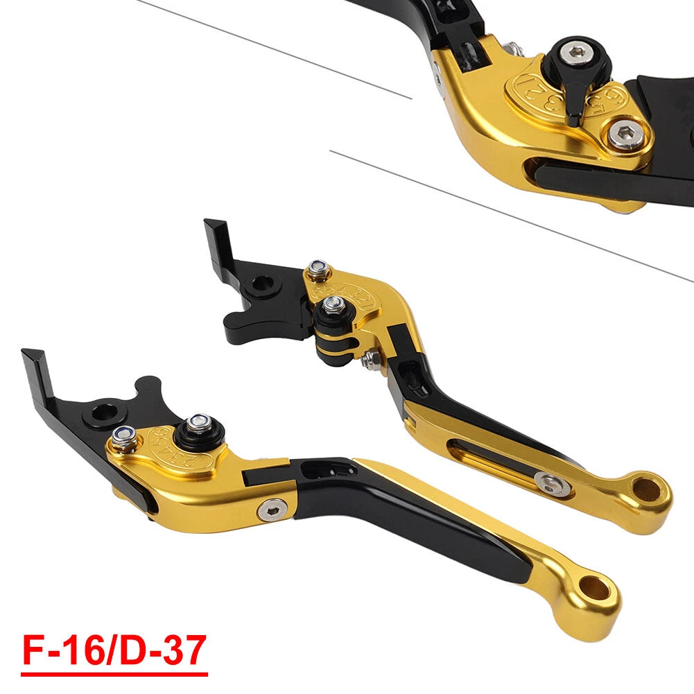 Extendable Brake Clutch Levers  Gold for BMW F650GS (2002-2007)