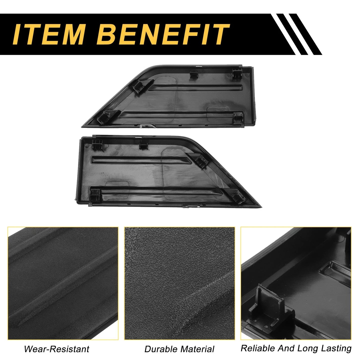 Bumper Guard Insert Pads for Ford F-150 (2021-2023) 1 Pair
