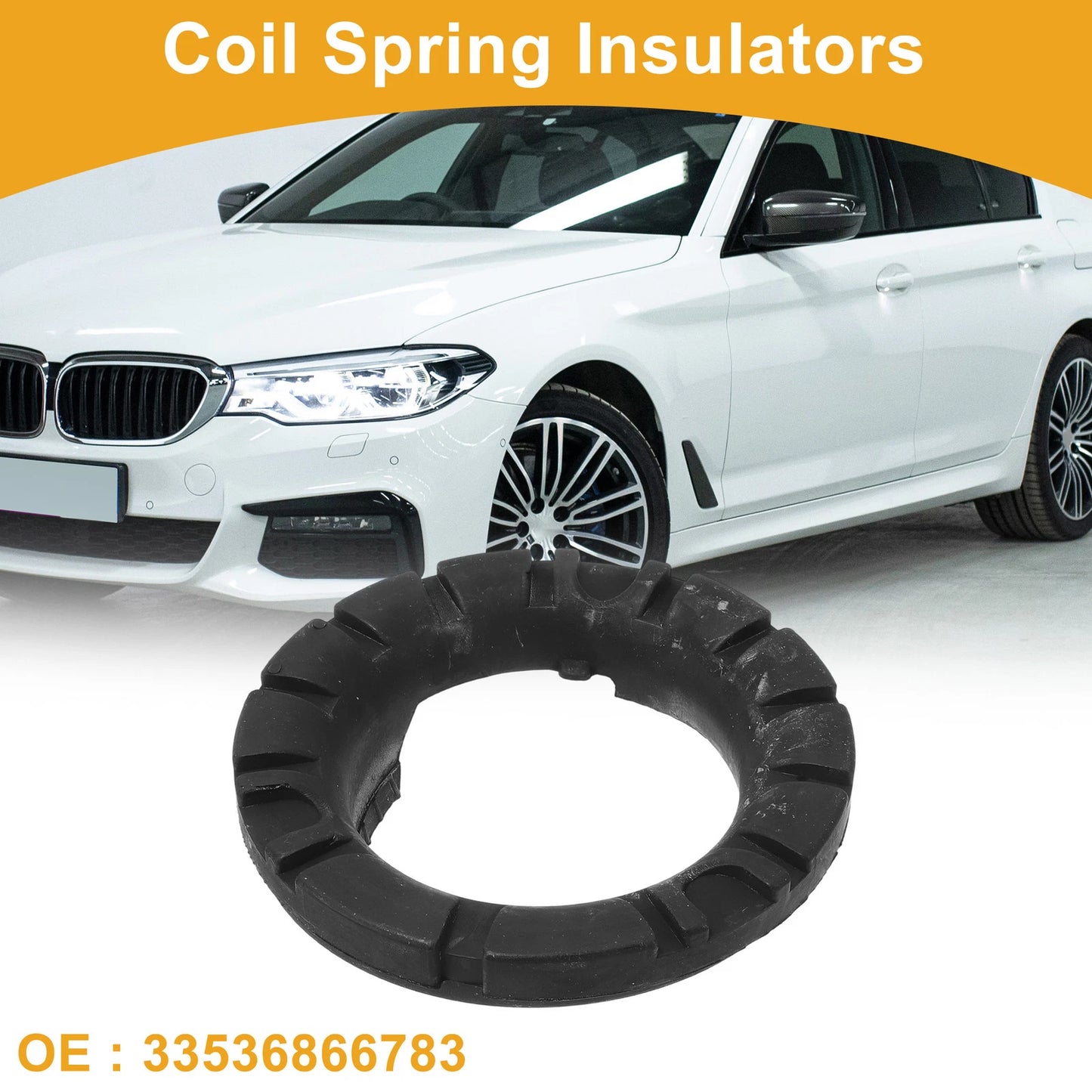 Coil Spring Insulators for BMW 530e (2018-2022) Rubber 1 Pc
