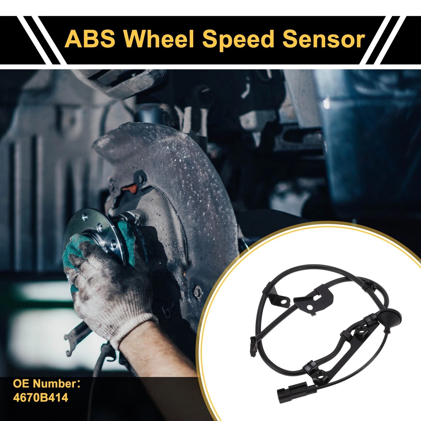 ABS Wheel Speed Sensor for Mitsubishi Outlander (2018-2023) 1Pc Right Rear