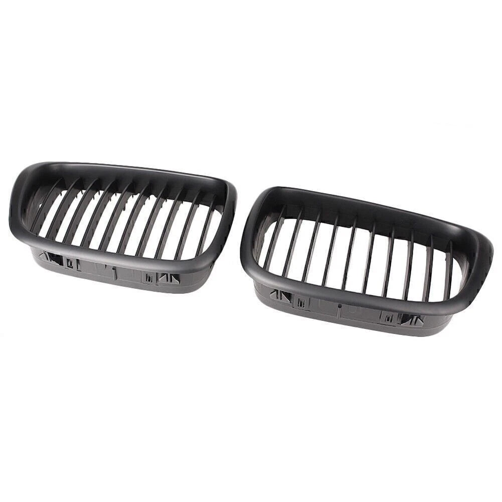 Black Upper Bumper Grill Mesh Grille for BMW E39 525 528 530 535 M5 (2000-2003)
