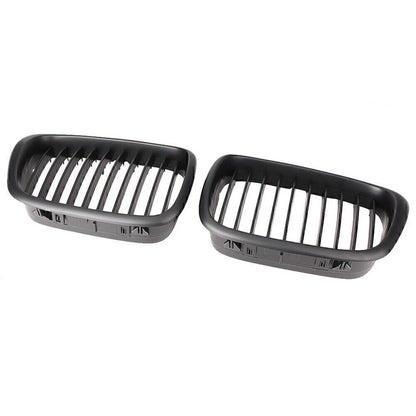 Black Upper Bumper Grill Mesh Grille for BMW E39 525 528 530 535 M5 (2000-2003)
