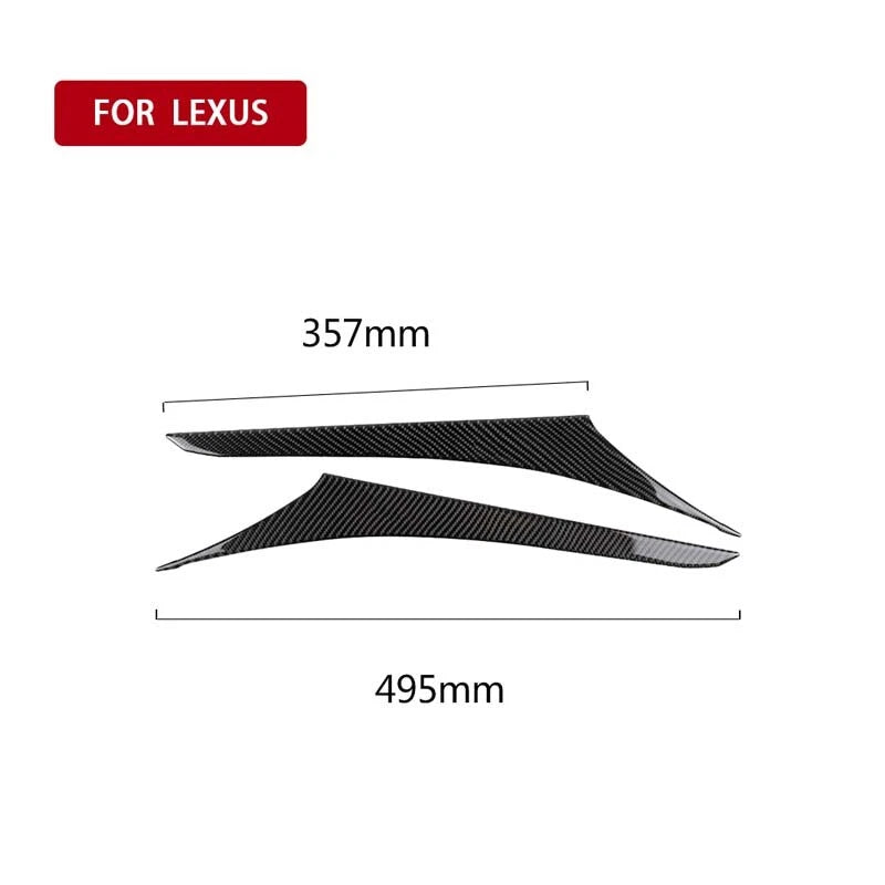 Carbon Fiber Parts Side Center Console Cover Trim Fit For Lexus IS250 IS300 Base
