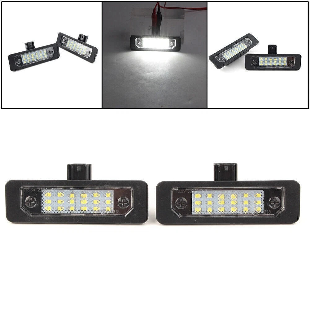 LED License Plate Tag Light for Ford Flex Taurus Focus Fusion Mustang (2009-2019)