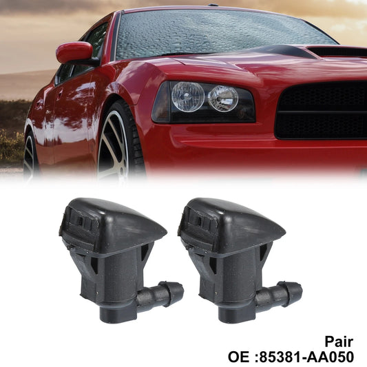 1 Pair Front Windshield Washer Nozzles for Toyota Solara (2004–2008)