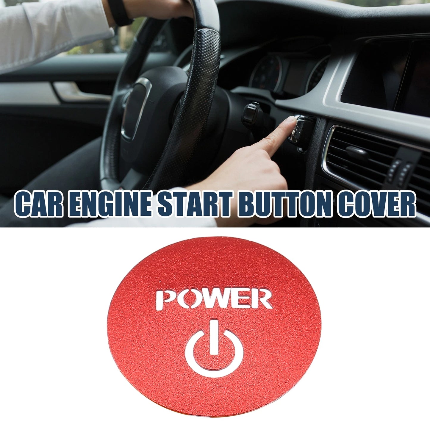Engine Start Stop Button Cover for Honda Vezel RV Series (2014-2023)