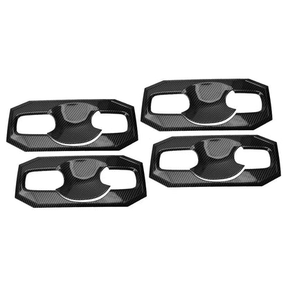 Black Door Handle Dish Cover Trims for Toyota Tundra (2022-2023) 1 Set