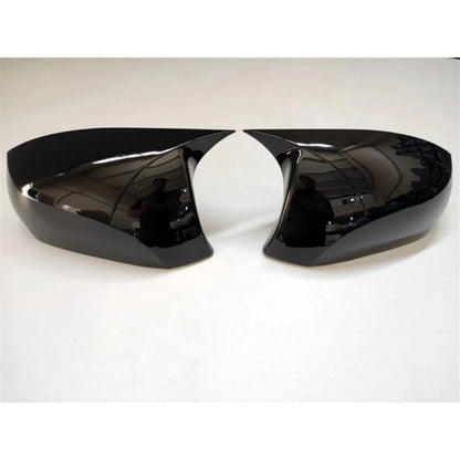 2 Piece Gloss Black Side View Mirror Covers for Renault Fluence (2010-2016)