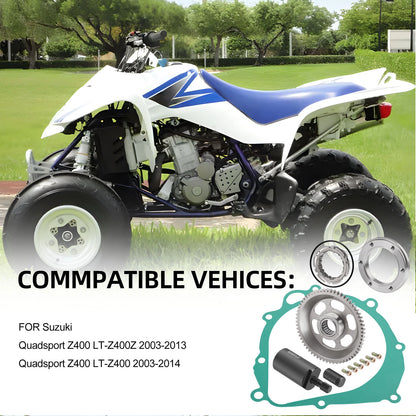 One Way Bearing Starter Clutch Gear Kit for Suzuki LTZ400 Quadsport