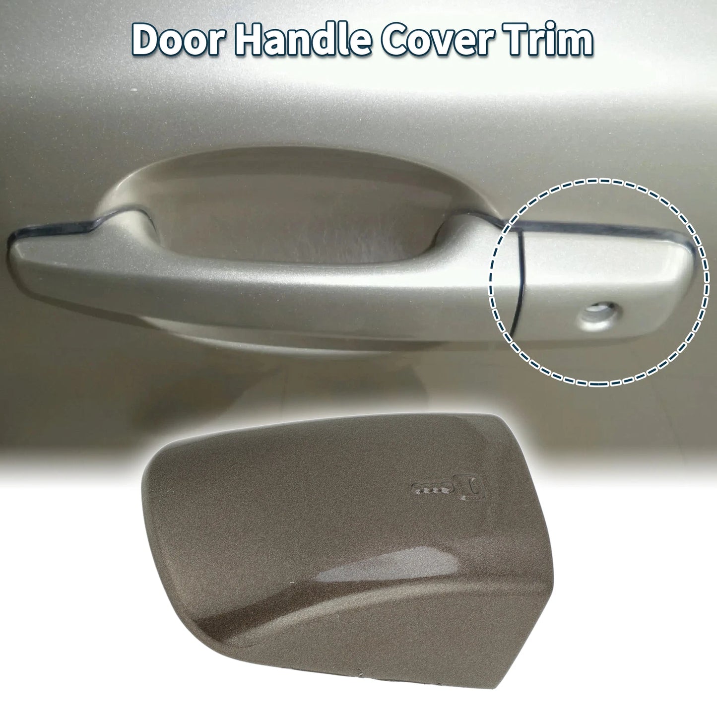 Front Left Door Handle Cover Trim for Volvo S40 S80 XC60 (2004-2016)