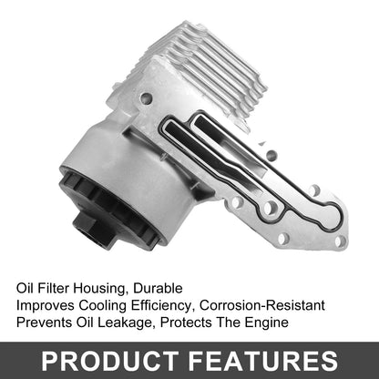 Engine Oil Cooler Filter Housing w/ Seals for Ford Transit (2000-2013)