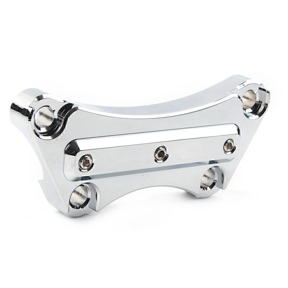 CNC Top Handlebar Riser Clamp for Harley Touring Street Road King Glide (2009-2023)