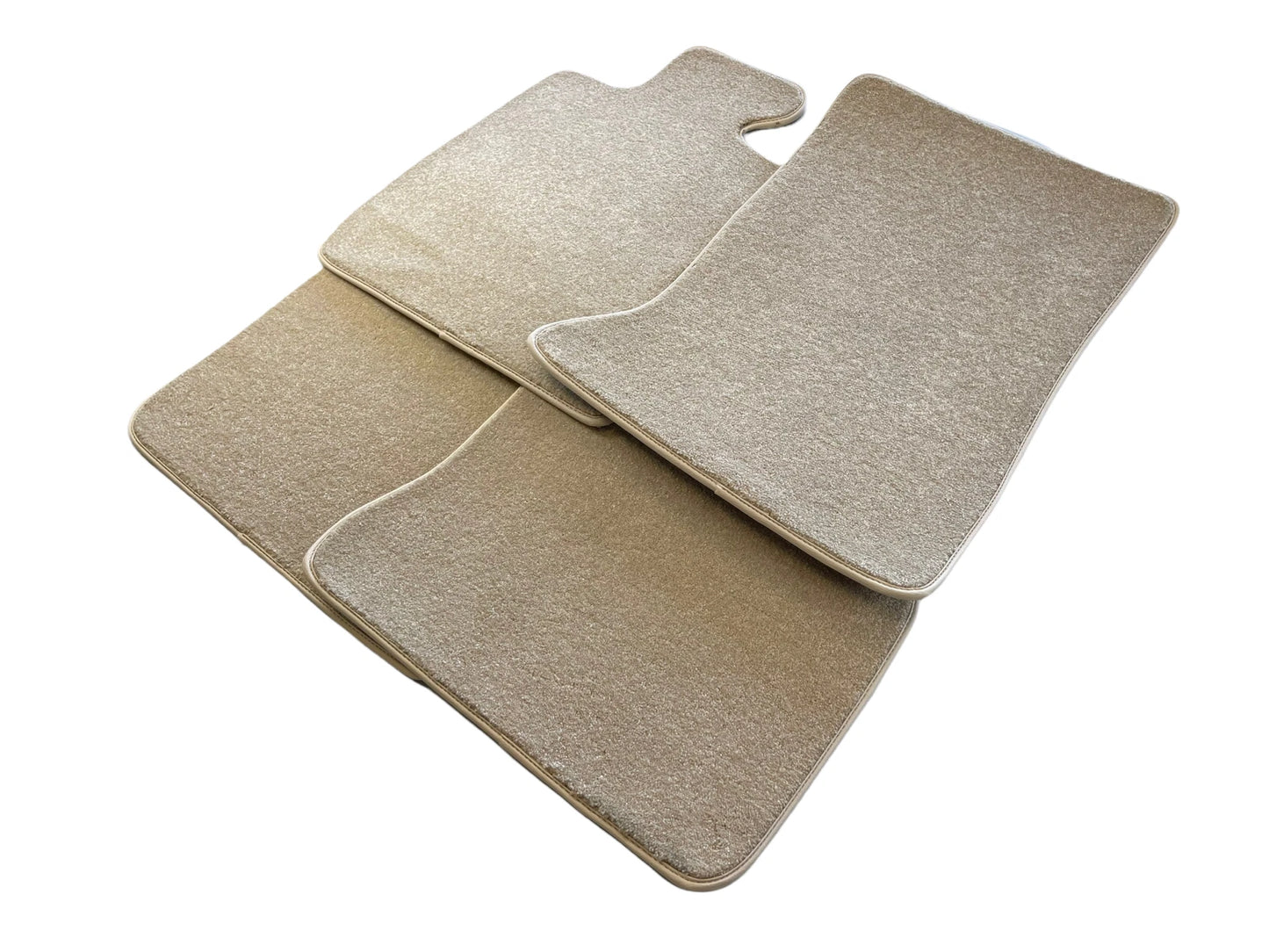 Premium Beige Floor Mats for Rolls Royce Shadow (1965-1977)