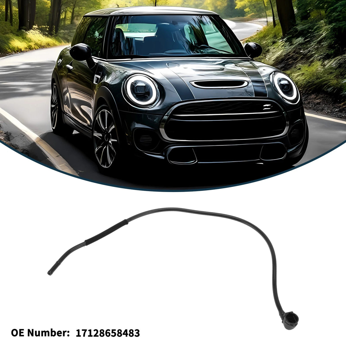 Radiator Hose for BMW Mini Cooper F57-F60 Rubber Coolant Pipe