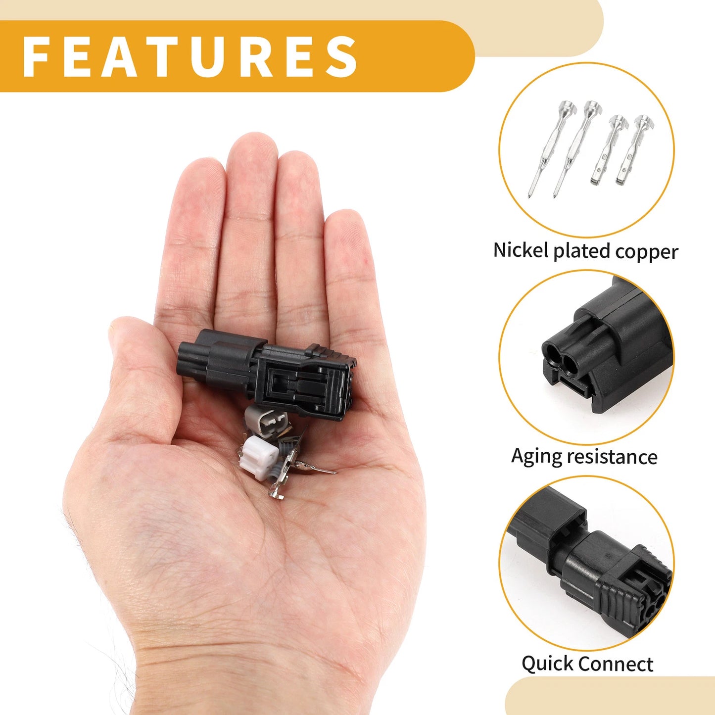 Intake Air Pressure Sensor Connector for Honda