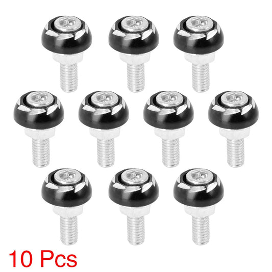 License Plate Frame 10pcs 6mm Bolt Screw Fastener for Motorcycle