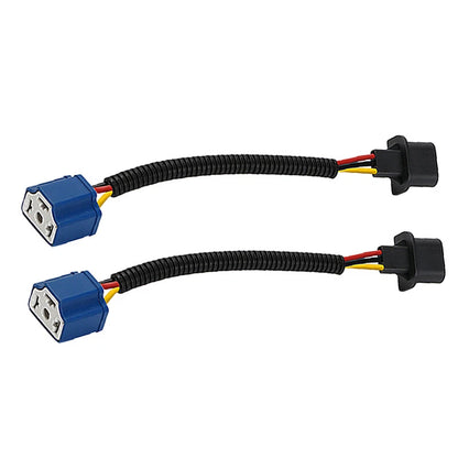 Headlight Bulb Connector Harness Adapter H13 to H4 for Car Model