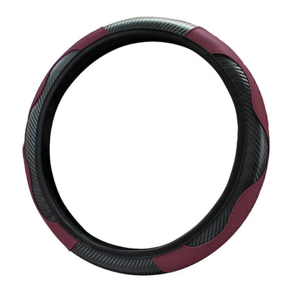 15" Microfiber Leather Steering Wheel Cover for Car SUV (No Year Specified)