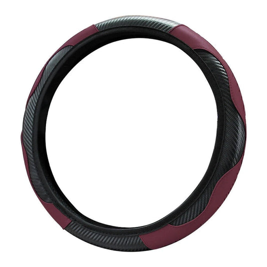 15" Microfiber Leather Steering Wheel Cover for Car SUV (No Year Specified)