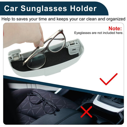 Sunglasses Case for Peugeot 308 (2014-2024) Eyeglasses Holder Storage Box