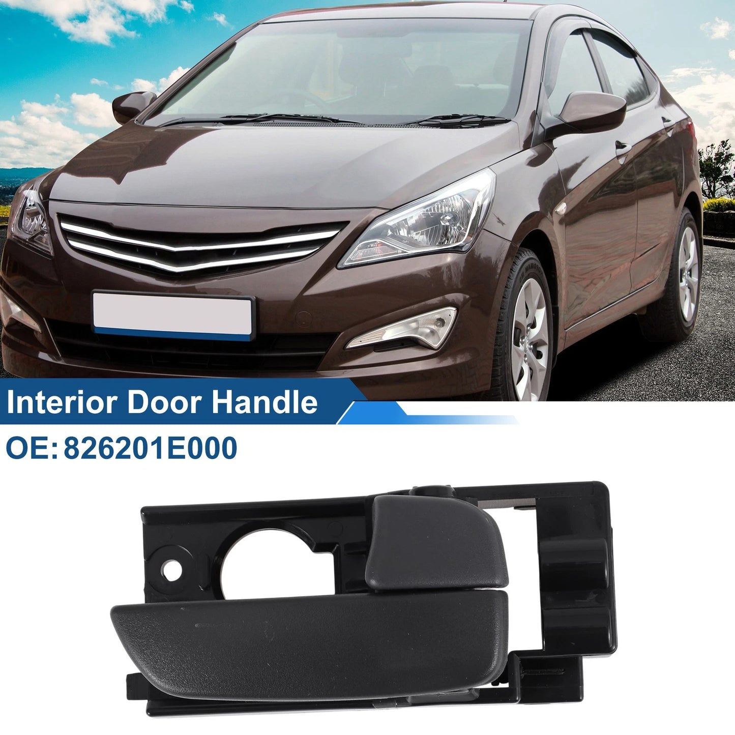 Front Driver Side Interior Door Handle for Hyundai Accent (2006-2011)