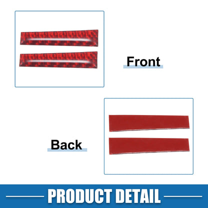 Gear Shift Box Panel Trim Cover for Ford Mustang (2015-2023) Red