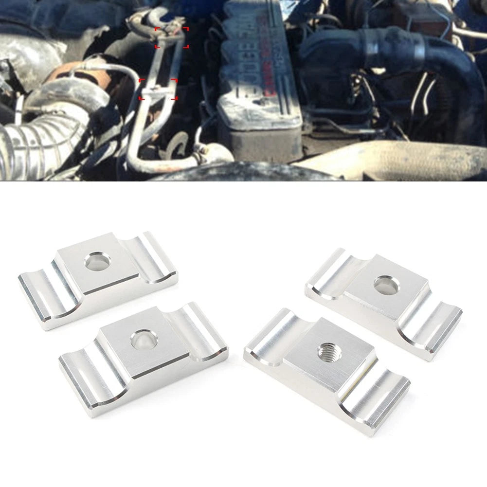 Heater Line Clamps 12V for Dodge Vehicles 1989-1998 - Silver 7PCS