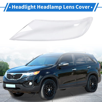 Front Left Headlight Lens Cover for Kia Sorento (2009-2012)